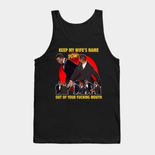 wow will smith slap chris rock Tank Top